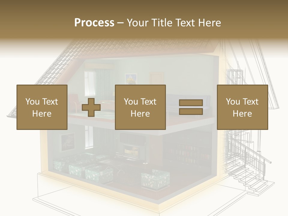 Housing Objects Wire PowerPoint Template
