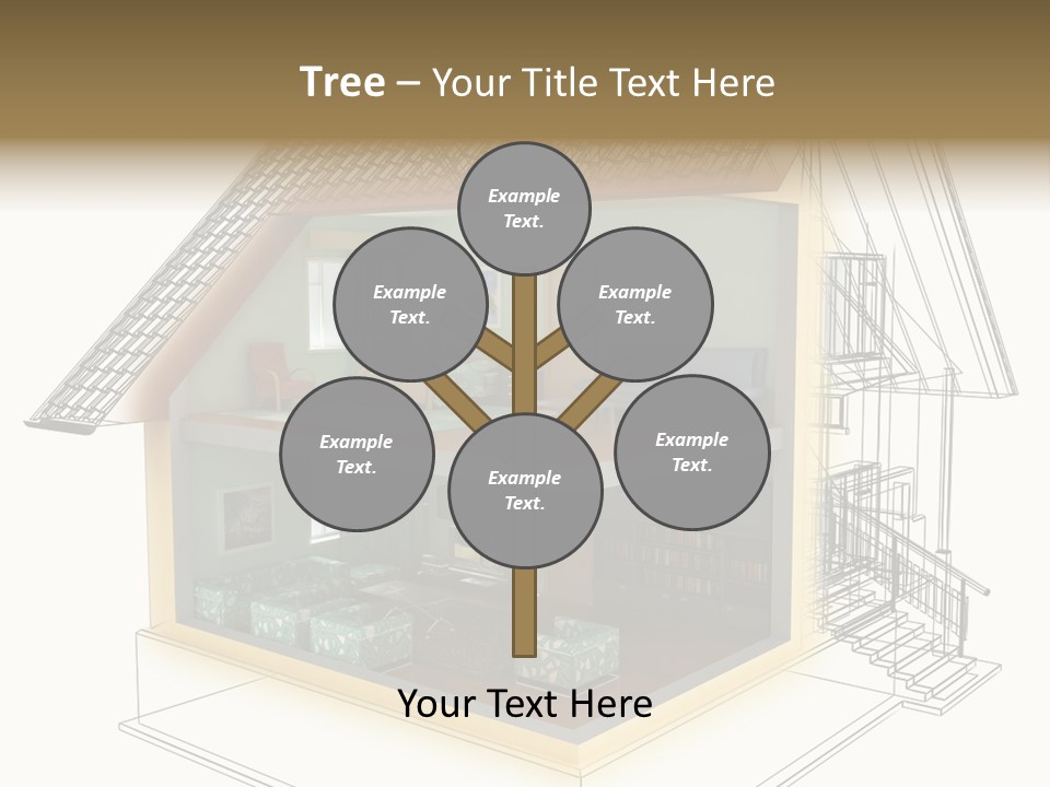 Housing Objects Wire PowerPoint Template