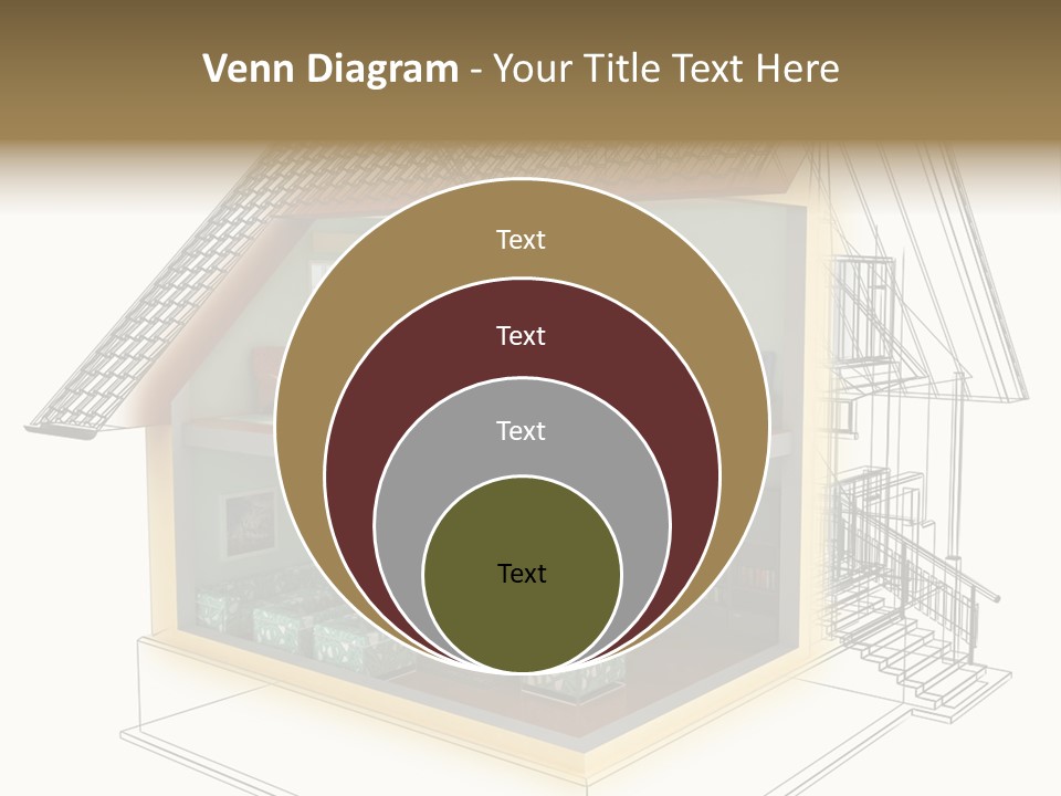 Housing Objects Wire PowerPoint Template