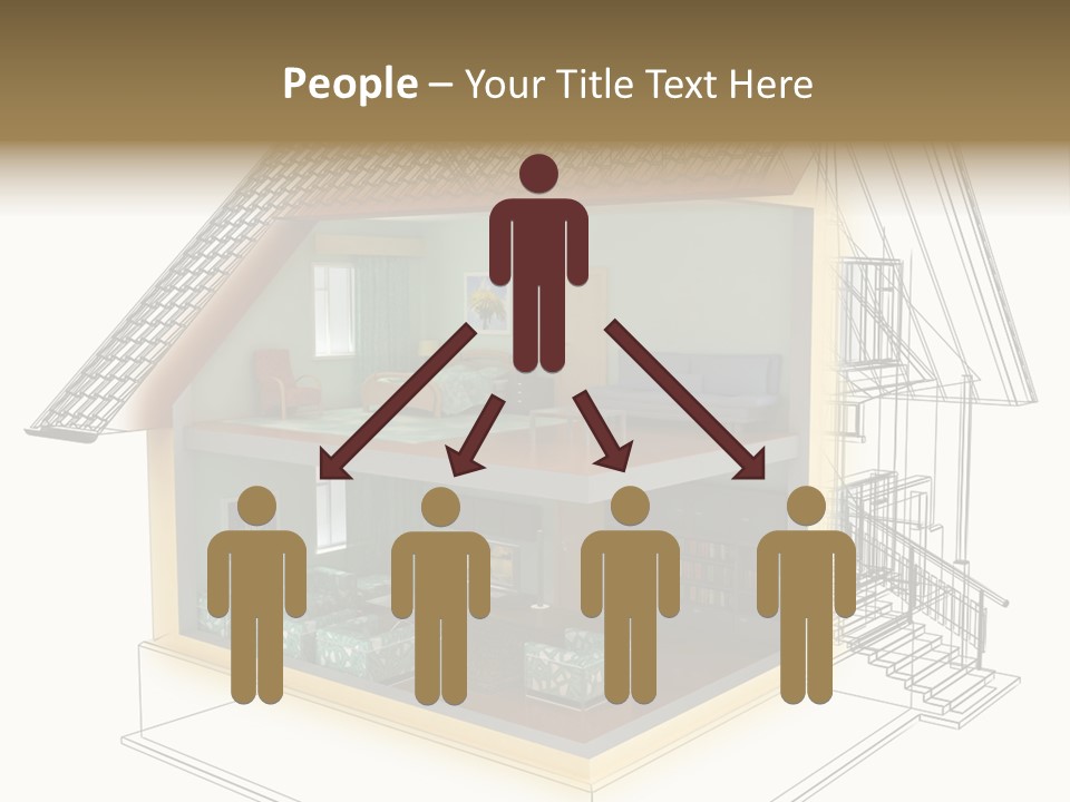 Housing Objects Wire PowerPoint Template