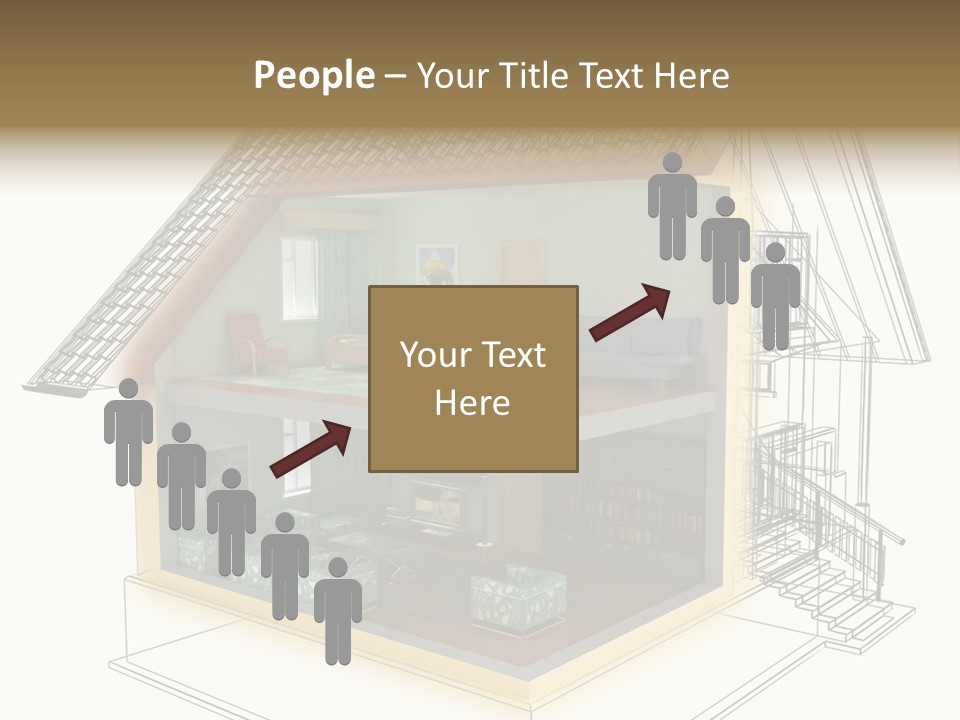 Housing Objects Wire PowerPoint Template