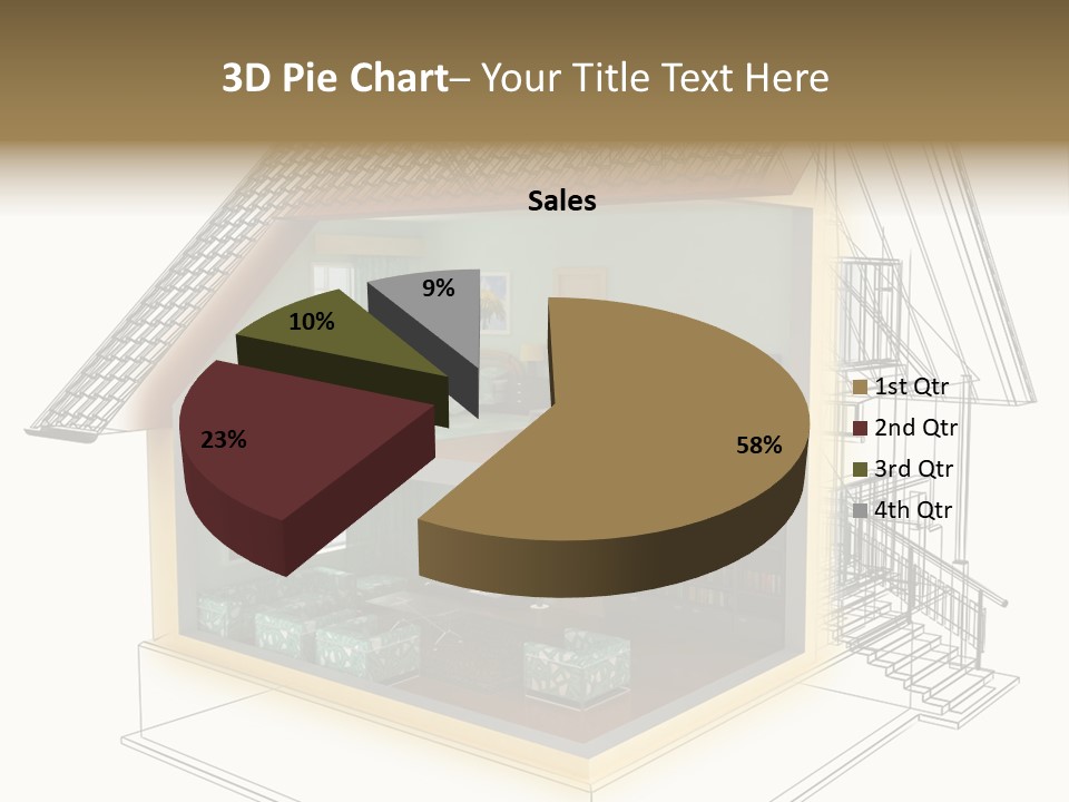 Housing Objects Wire PowerPoint Template