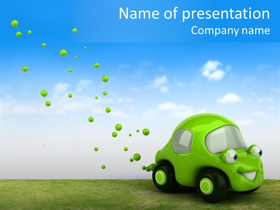 Car Ideas Freshness PowerPoint Template