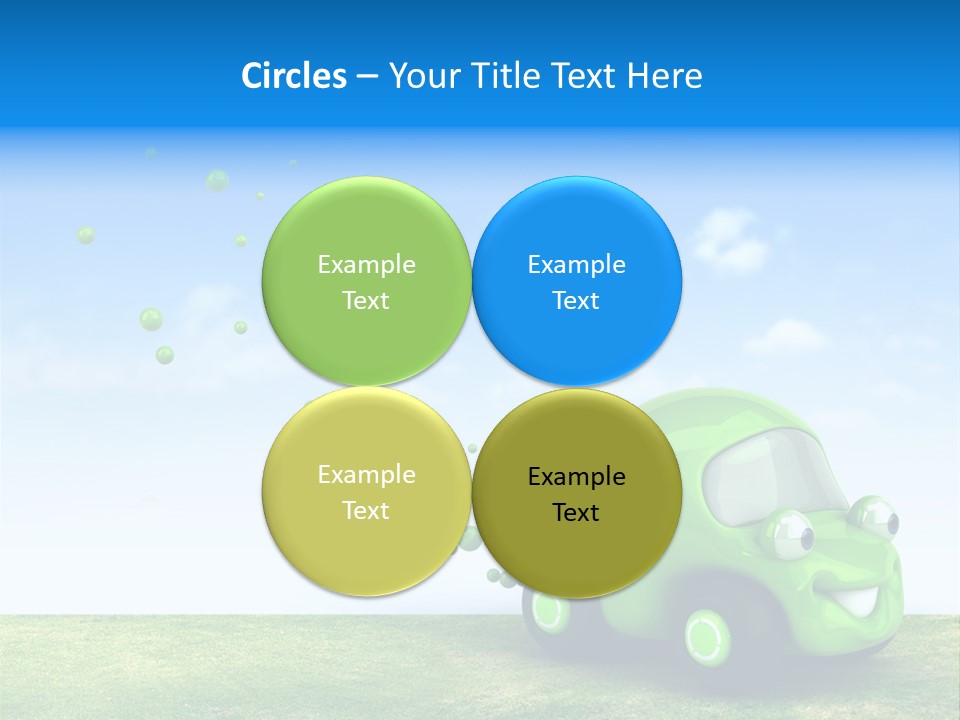 Car Ideas Freshness PowerPoint Template