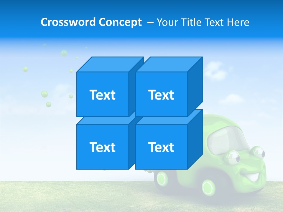Car Ideas Freshness PowerPoint Template