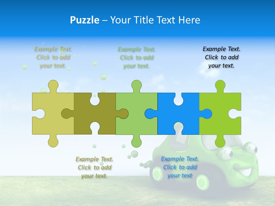 Car Ideas Freshness PowerPoint Template