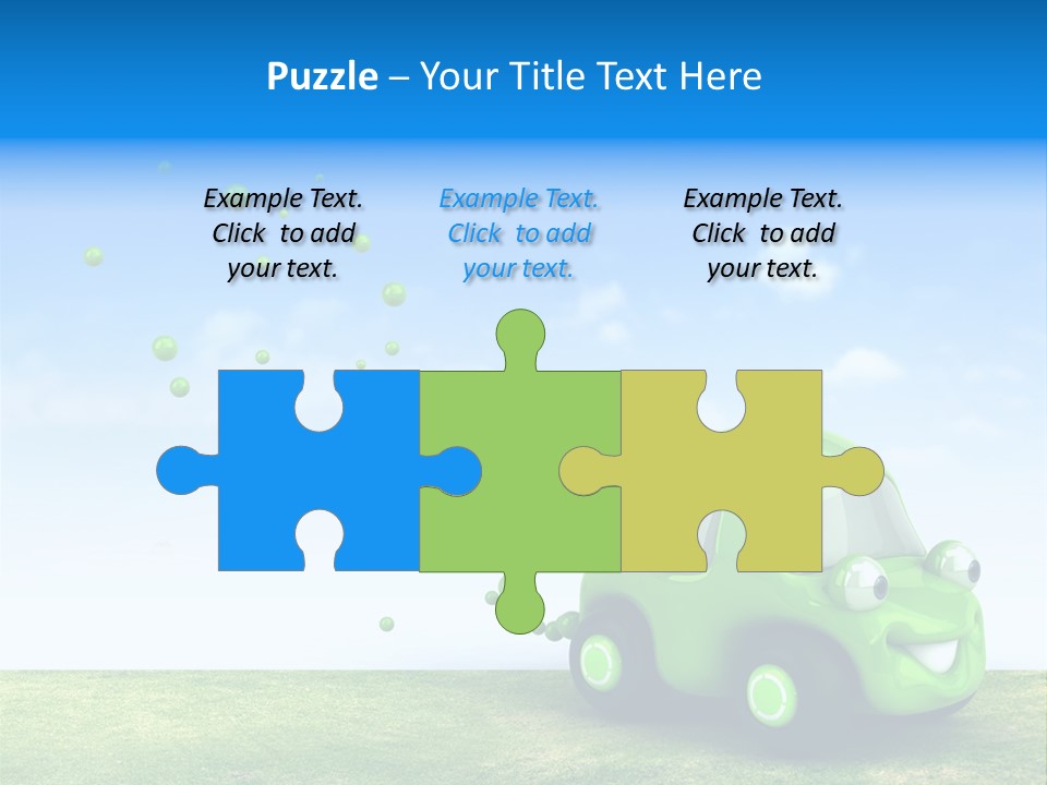 Car Ideas Freshness PowerPoint Template