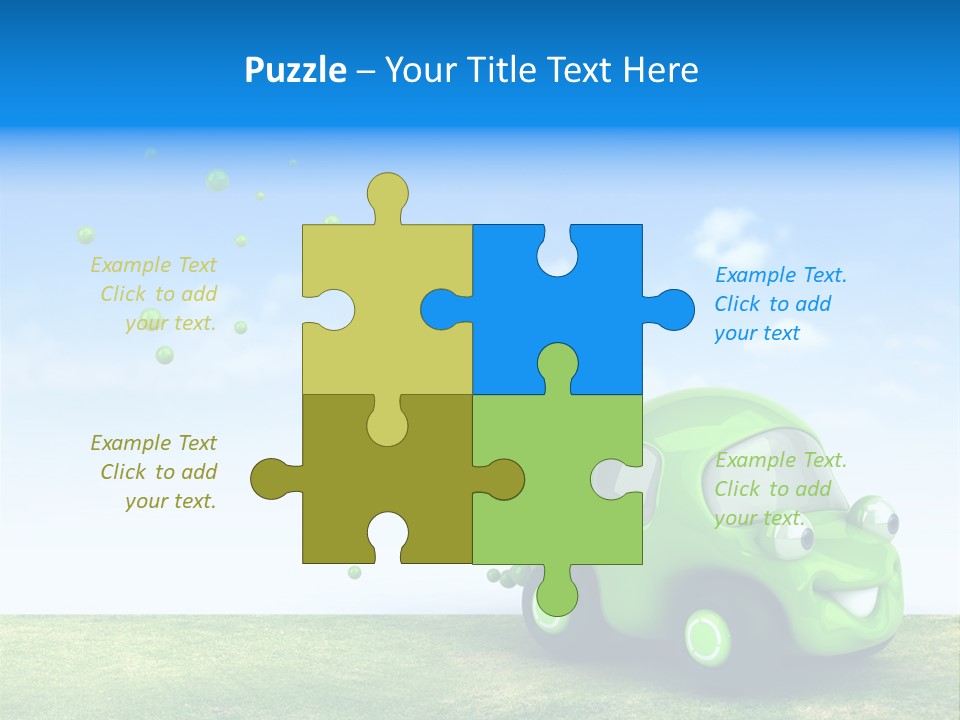 Car Ideas Freshness PowerPoint Template