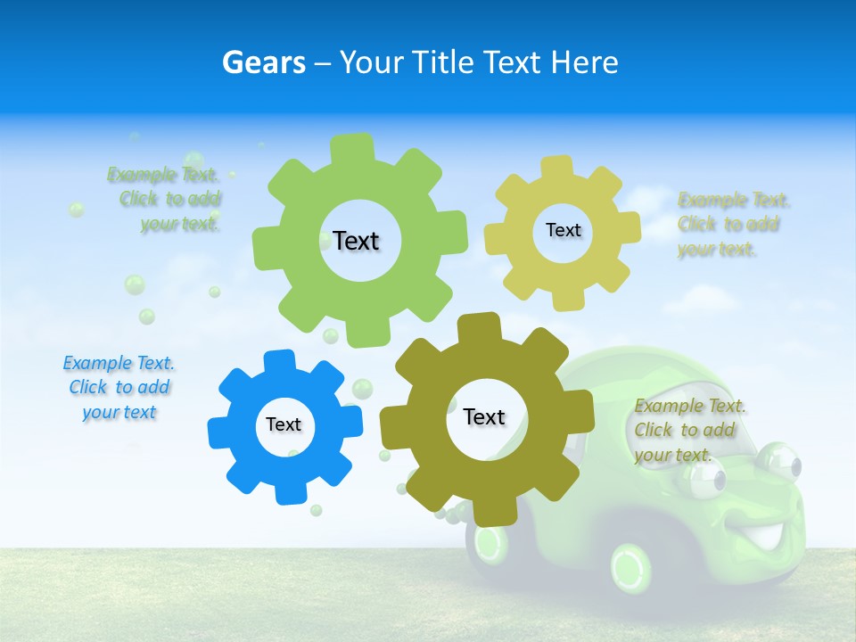 Car Ideas Freshness PowerPoint Template