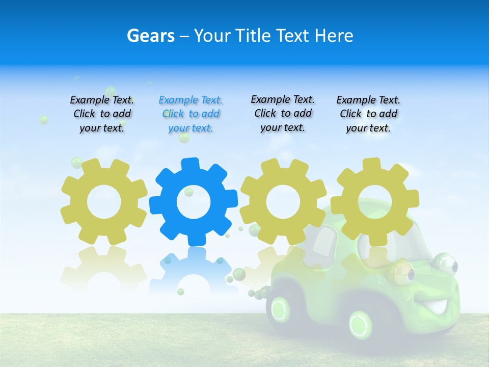 Car Ideas Freshness PowerPoint Template