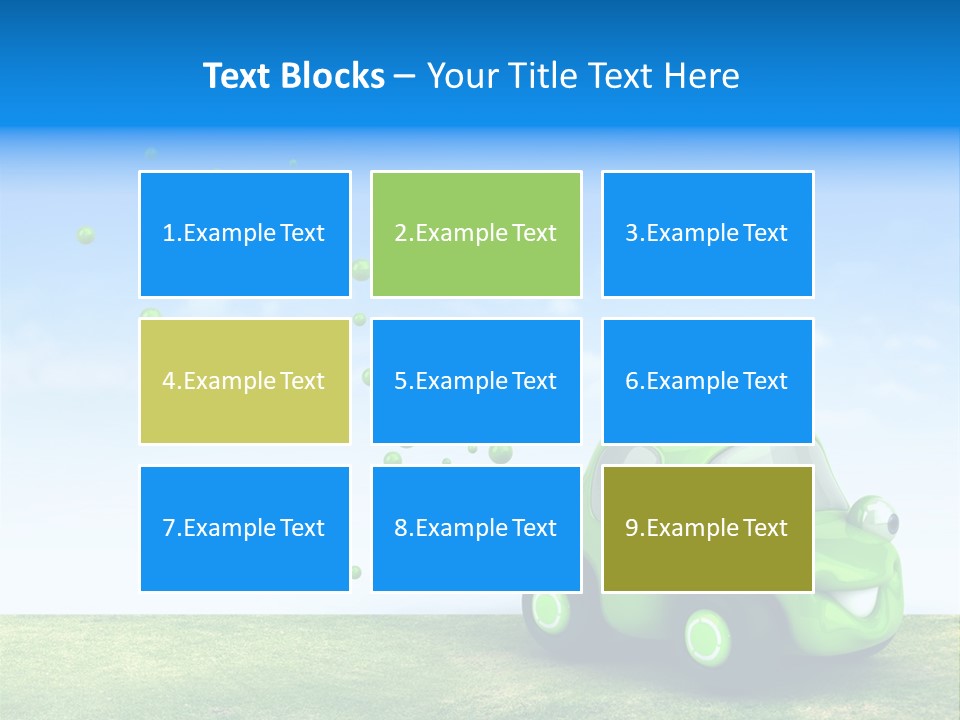 Car Ideas Freshness PowerPoint Template