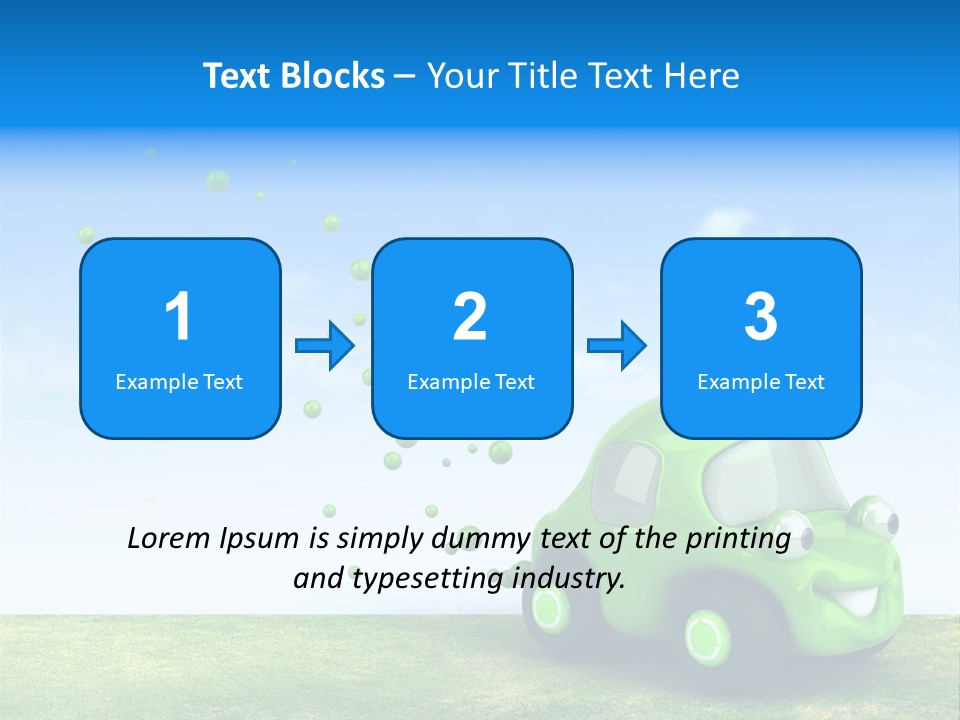 Car Ideas Freshness PowerPoint Template