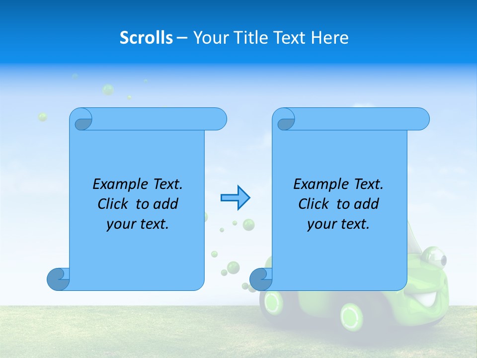 Car Ideas Freshness PowerPoint Template