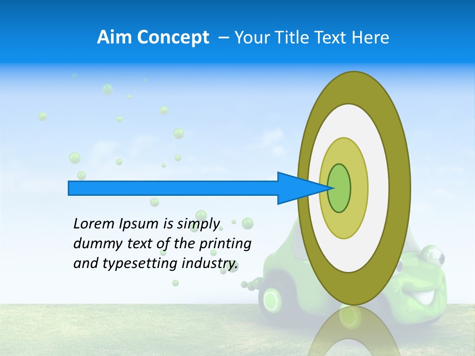 Car Ideas Freshness PowerPoint Template