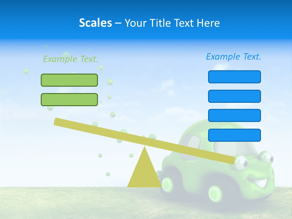 Car Ideas Freshness PowerPoint Template