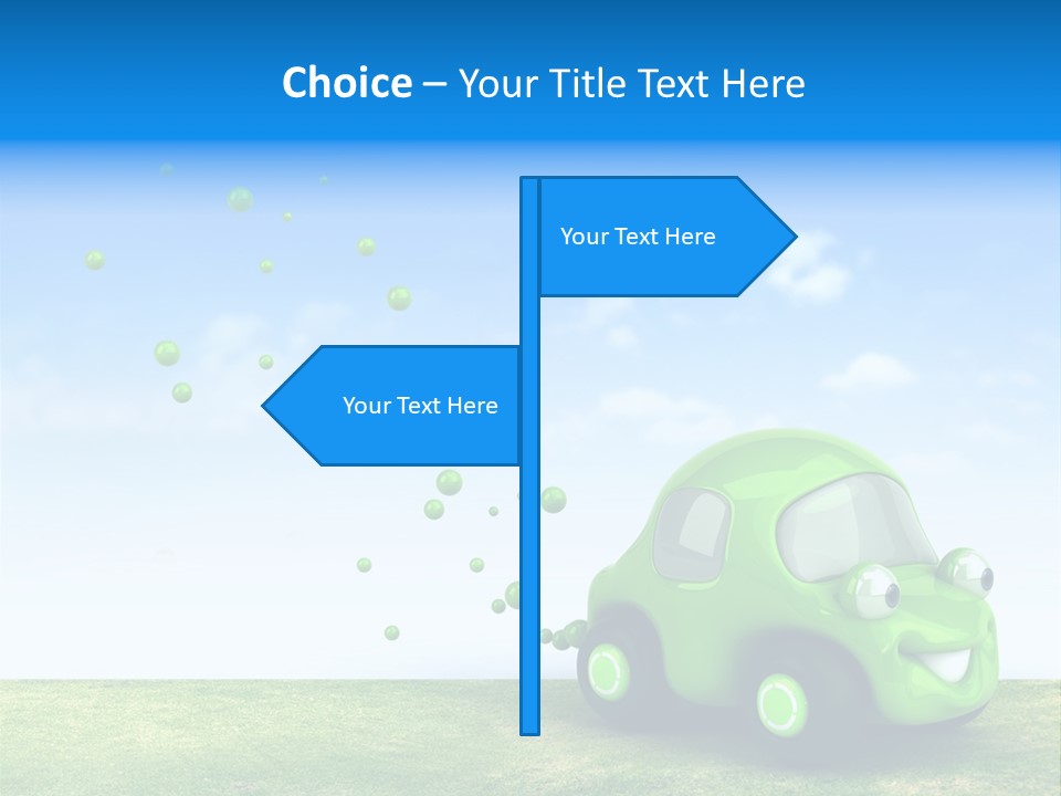 Car Ideas Freshness PowerPoint Template