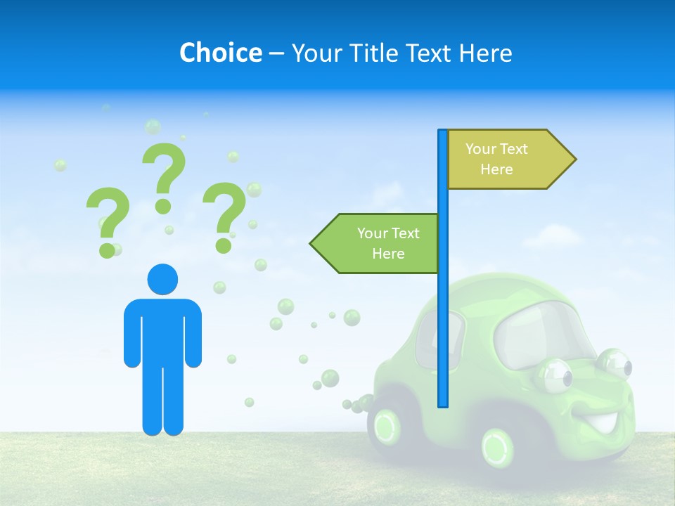 Car Ideas Freshness PowerPoint Template