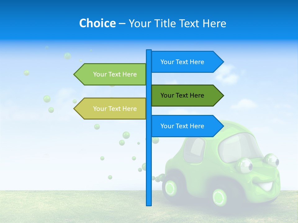 Car Ideas Freshness PowerPoint Template