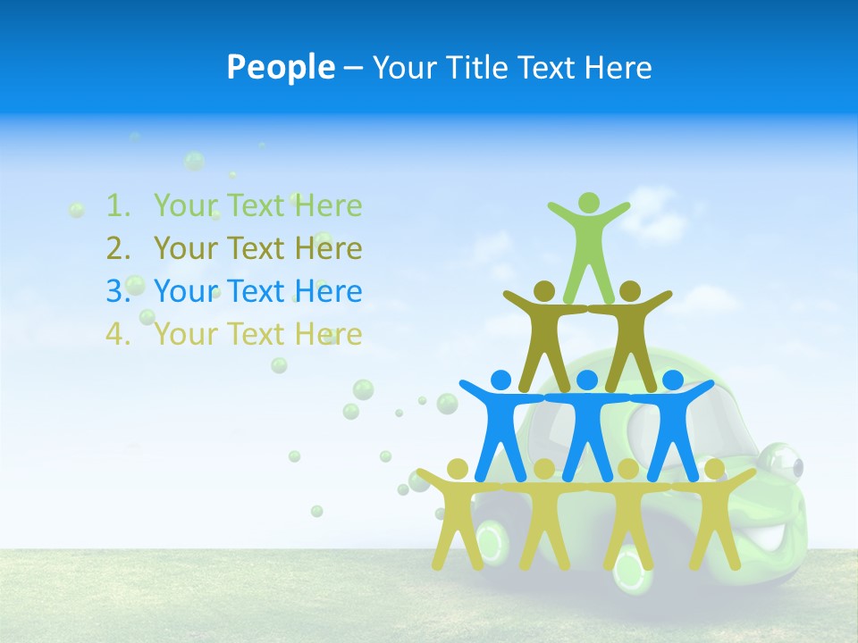 Car Ideas Freshness PowerPoint Template