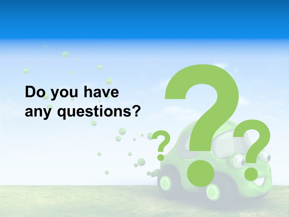 Car Ideas Freshness PowerPoint Template