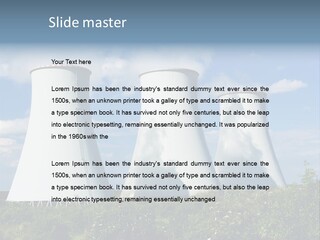 Production Plant Environmental PowerPoint Template