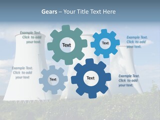 Production Plant Environmental PowerPoint Template