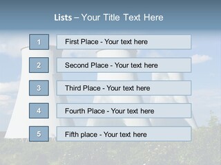 Production Plant Environmental PowerPoint Template