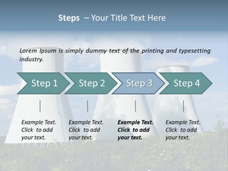 Production Plant Environmental PowerPoint Template
