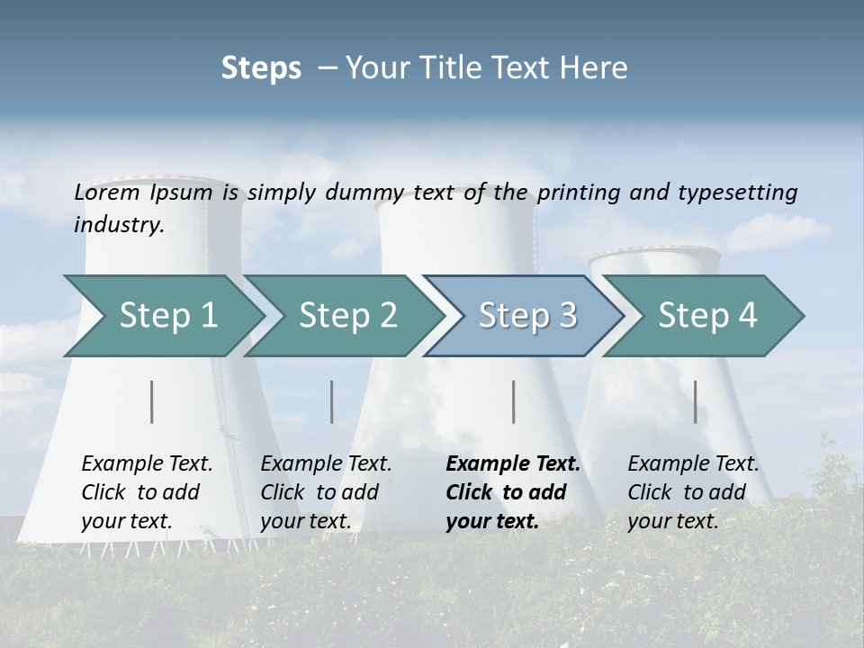 Production Plant Environmental PowerPoint Template