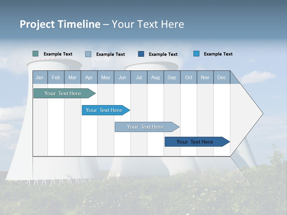 Production Plant Environmental PowerPoint Template