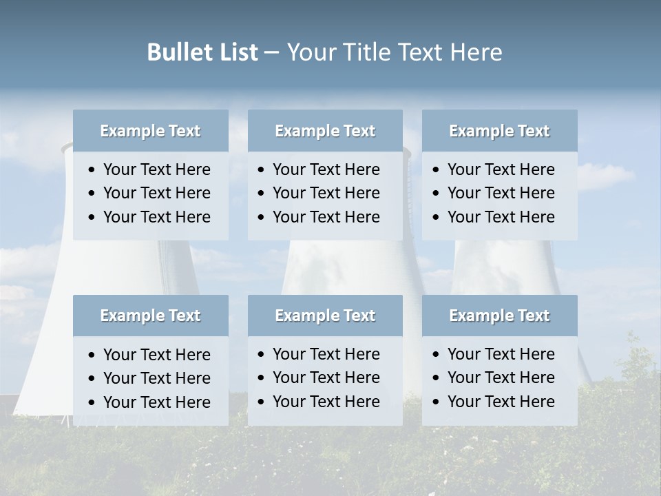 Production Plant Environmental PowerPoint Template
