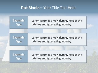 Production Plant Environmental PowerPoint Template