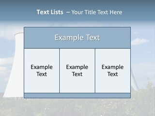 Production Plant Environmental PowerPoint Template