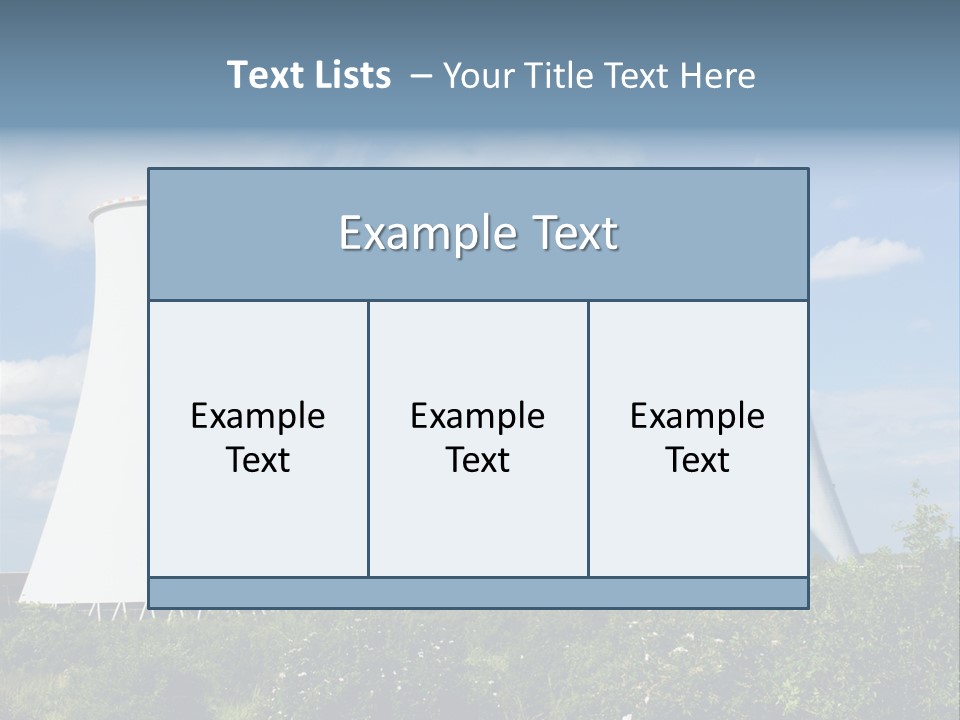 Production Plant Environmental PowerPoint Template