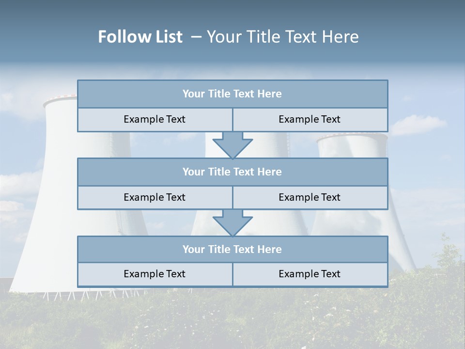Production Plant Environmental PowerPoint Template