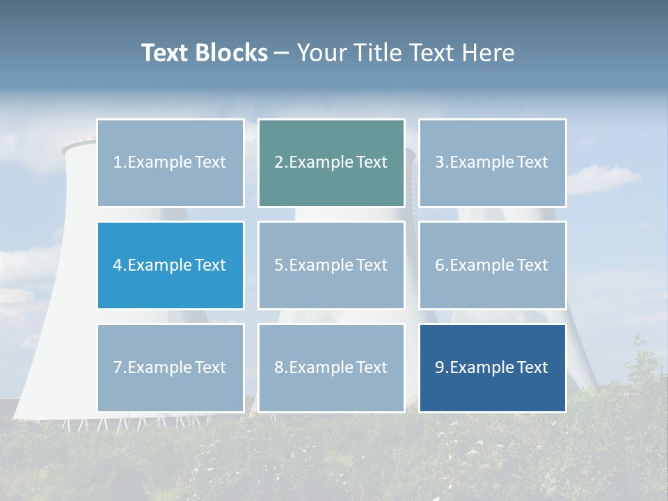 Production Plant Environmental PowerPoint Template