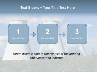 Production Plant Environmental PowerPoint Template