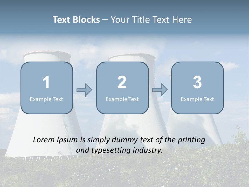 Production Plant Environmental PowerPoint Template