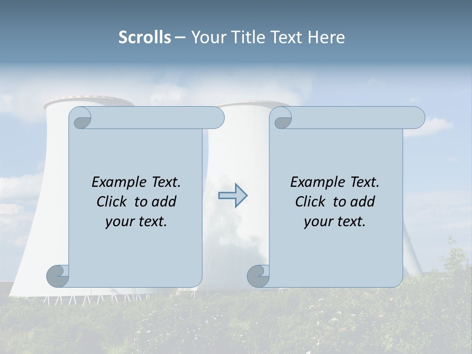 Production Plant Environmental PowerPoint Template
