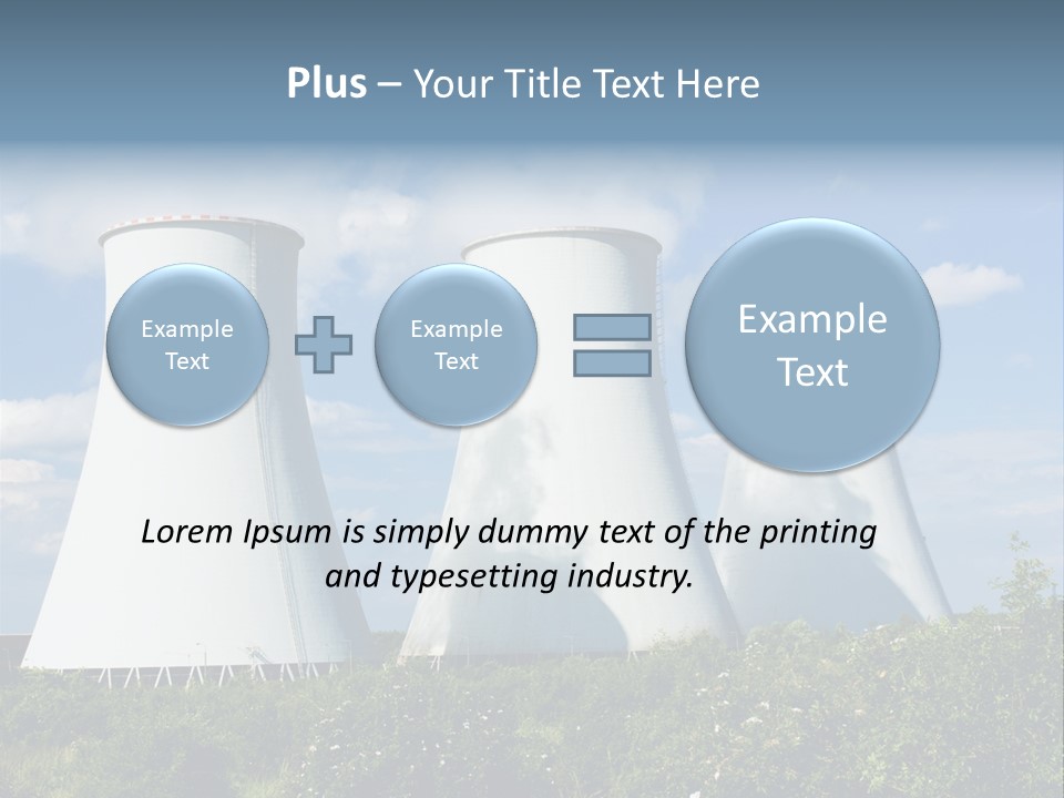 Production Plant Environmental PowerPoint Template