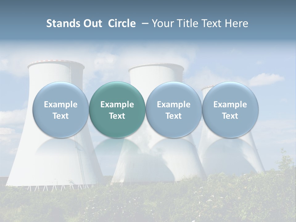 Production Plant Environmental PowerPoint Template