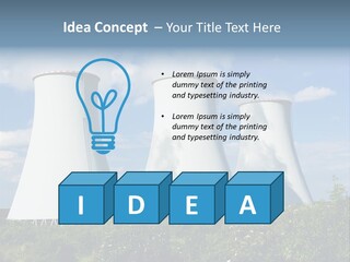 Production Plant Environmental PowerPoint Template