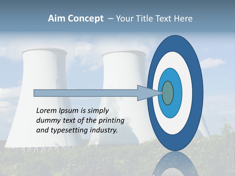 Production Plant Environmental PowerPoint Template