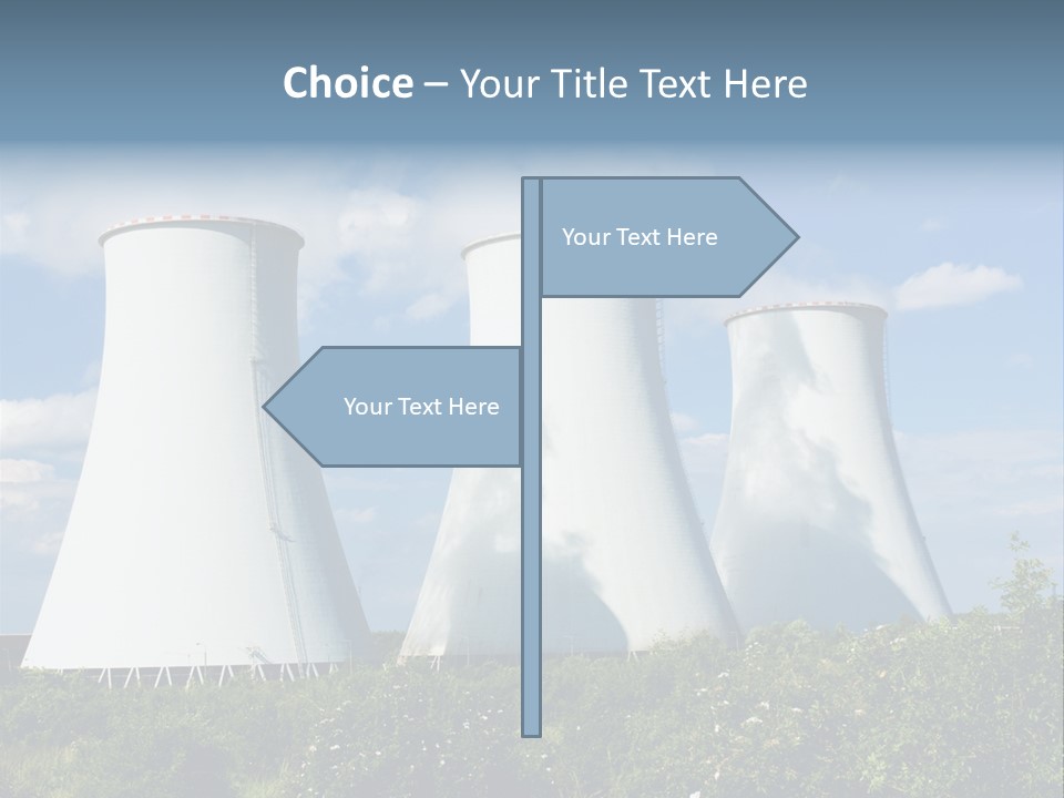 Production Plant Environmental PowerPoint Template