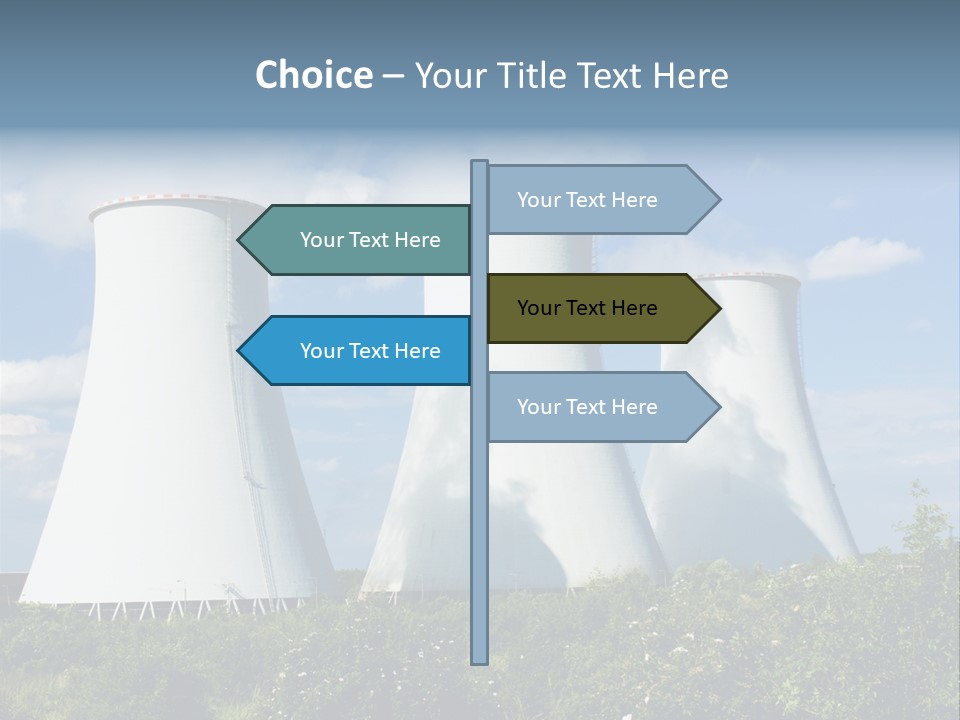 Production Plant Environmental PowerPoint Template