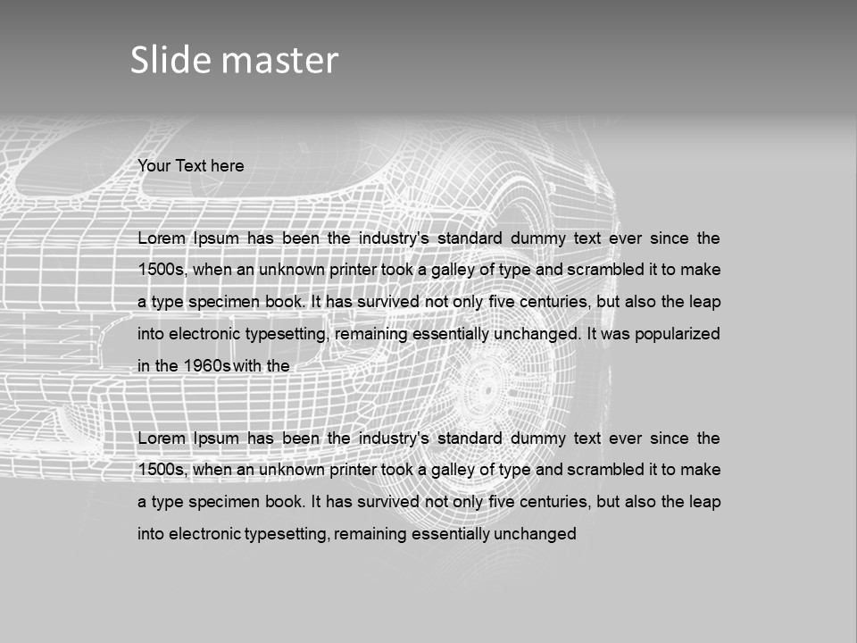 Model Concepts Generated PowerPoint Template