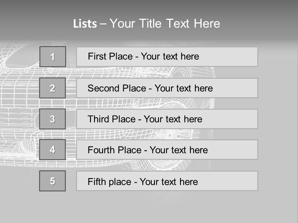 Model Concepts Generated PowerPoint Template