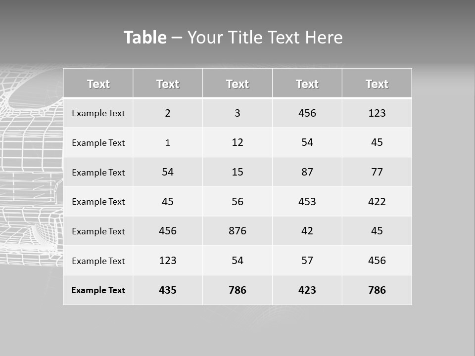Model Concepts Generated PowerPoint Template
