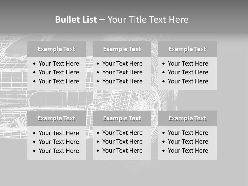 Model Concepts Generated PowerPoint Template