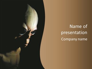 Martian Eye Scifi PowerPoint Template